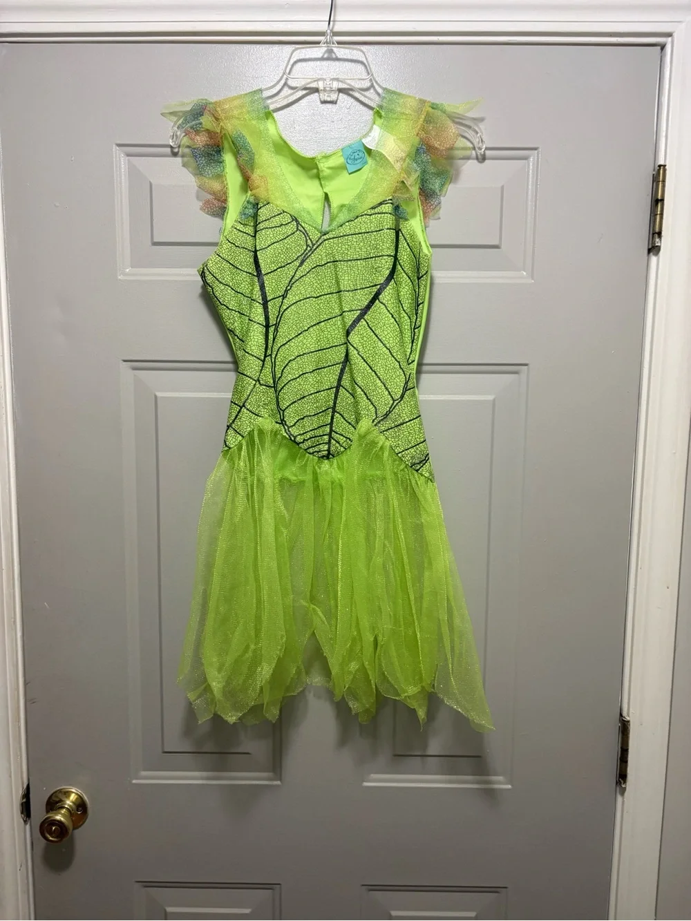 Child’s Disney Bright Lime Green Fairy Costume. OS